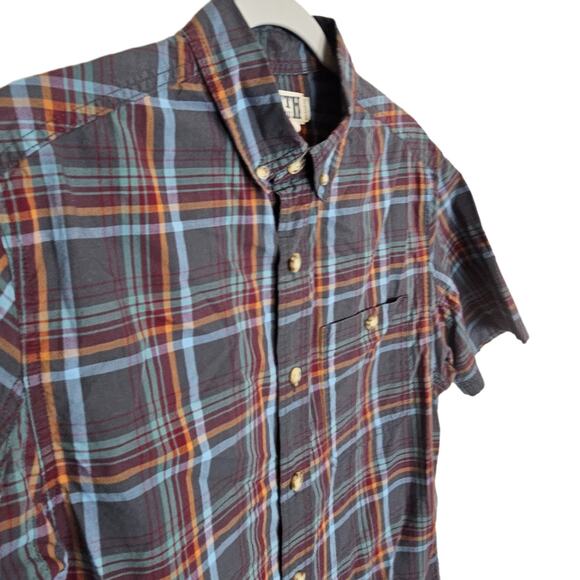 Duluth Trading Co Shirt Button Down Shirt Men S Gray Plaid Shirt Casual Shirt - Picture 5 of 7